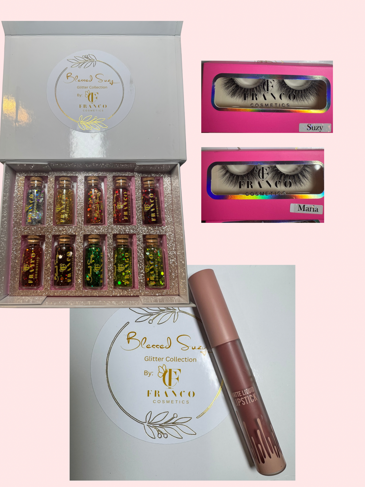 Daughters of A King Glitter Box collection A Blessed Suzy Collab
