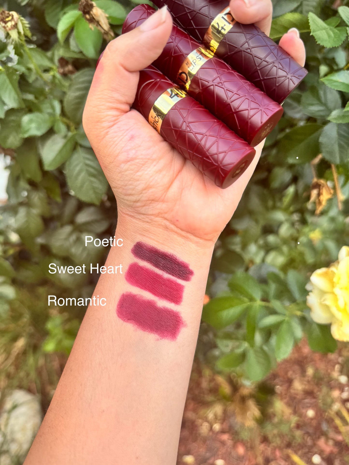 3 Matte Lipstick Set