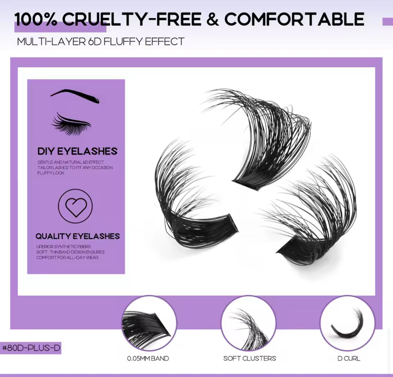 DIY WISPY CLUSTER KIT with bond and seal