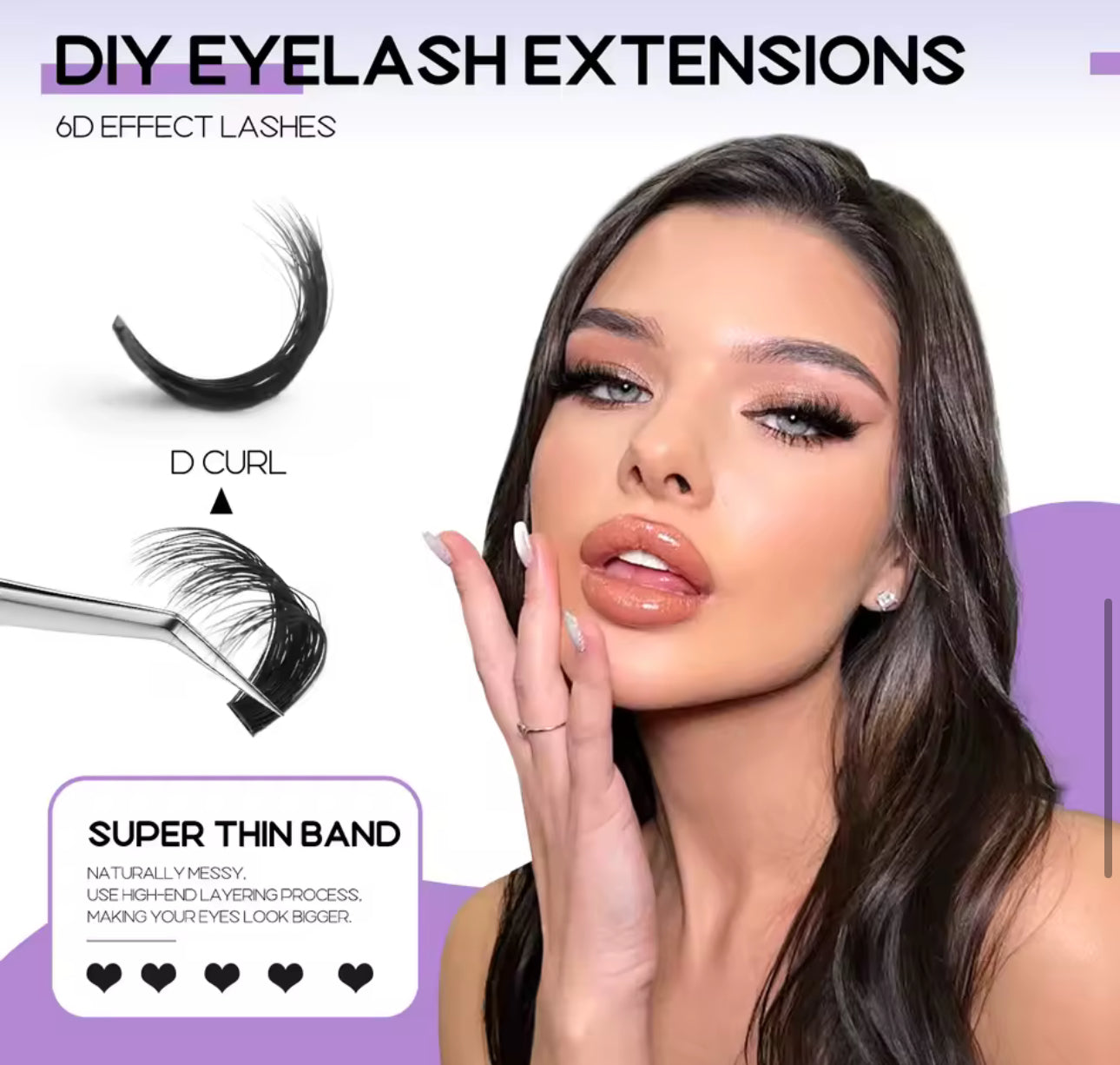 DIY WISPY CLUSTER KIT with bond and seal