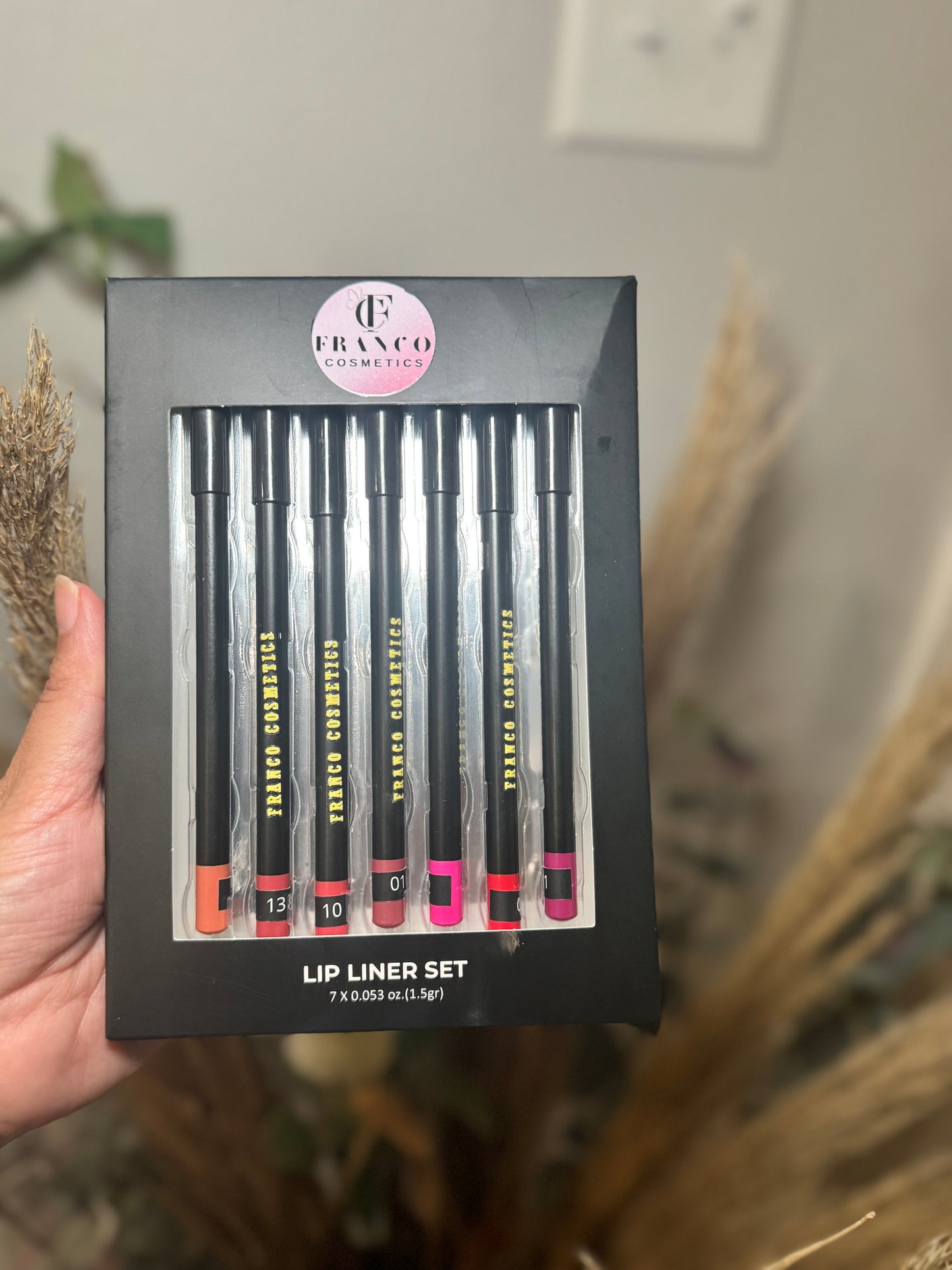 7pc Lip creamy waterproof Liner Set