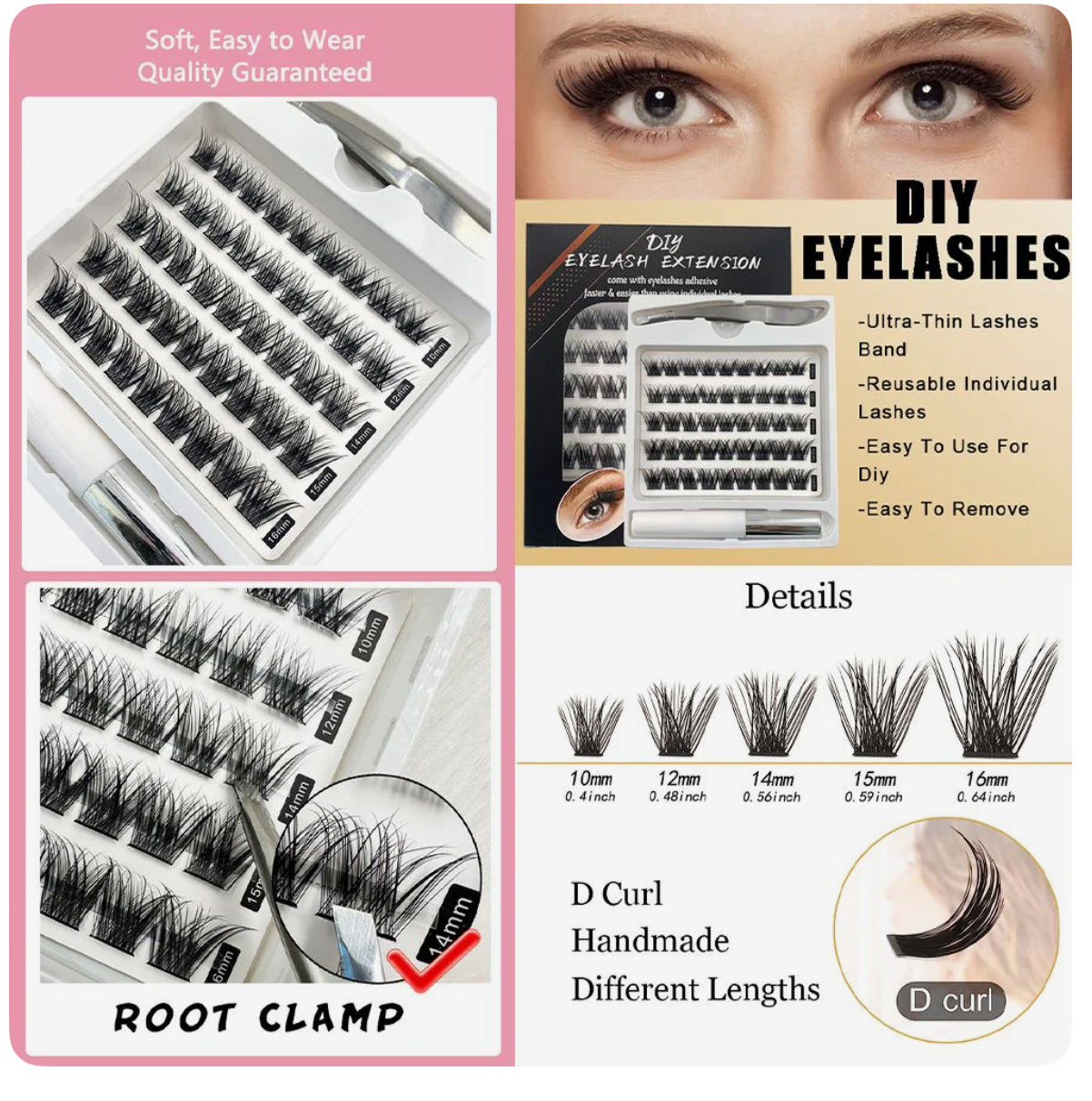 45 Eyelash Cluster Kit