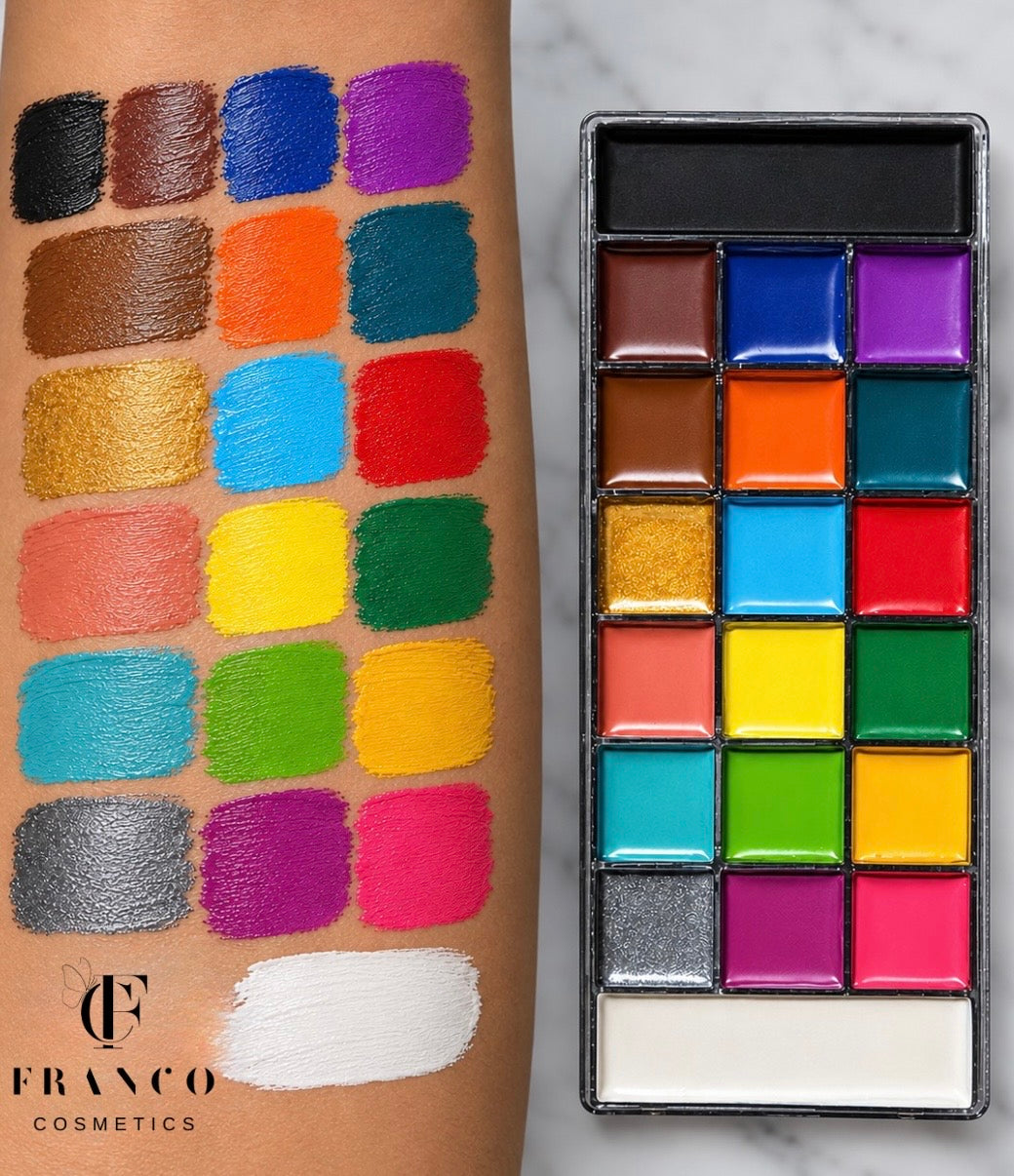 20 color Oil Based Paint Palette