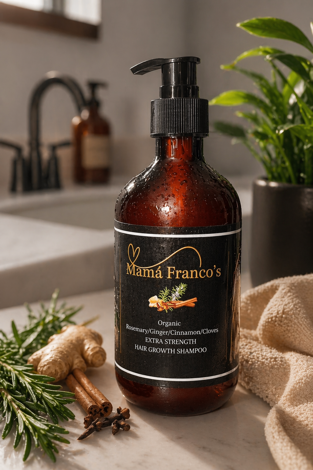 Mama Franco Extra Strength Hair Growth Shampoo NOW BIGGER SIZE