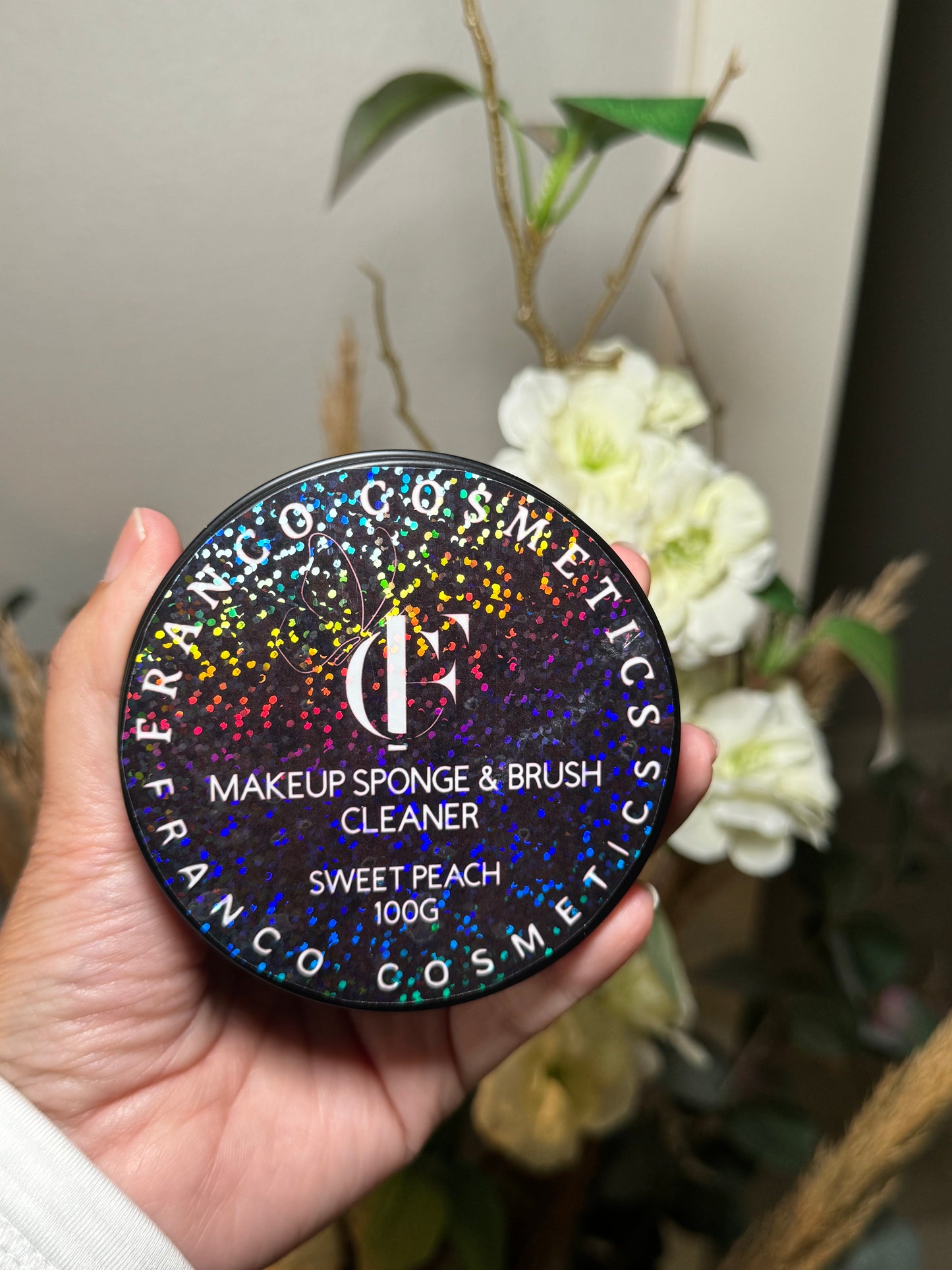 Sweet Peach Makeup Brush & Sponge Cleaner
