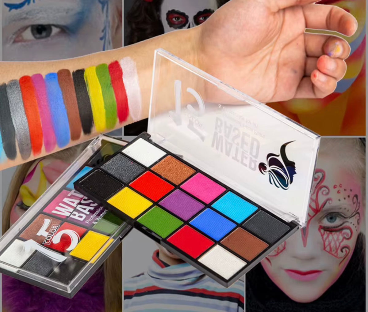 15 Color Water Activated Face & Body