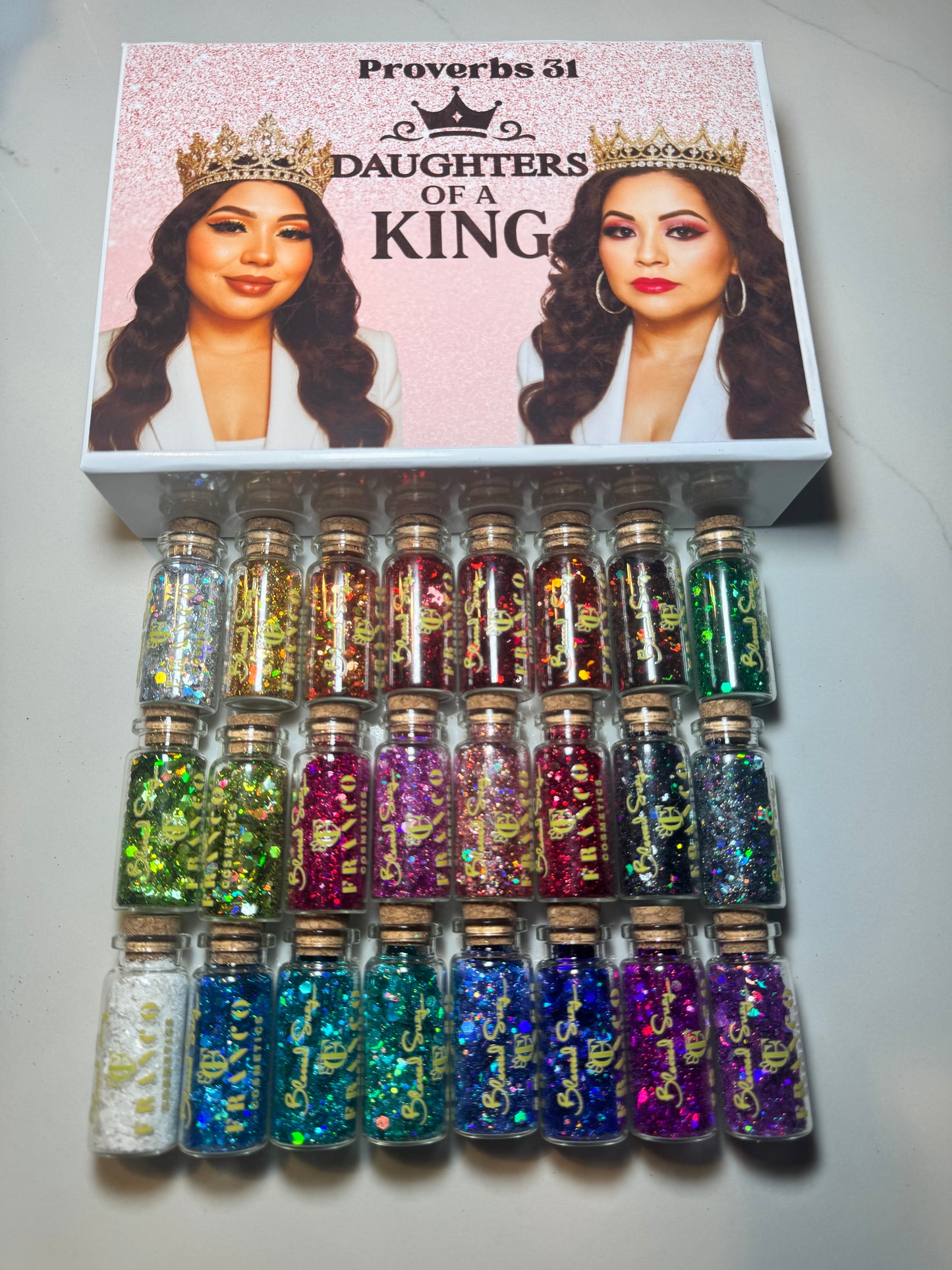 Daughters of A King Glitter Box collection A Blessed Suzy Collab