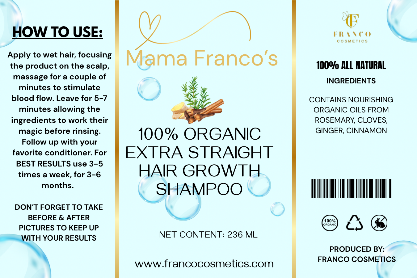 Extra Strength Hair Growth Shampoo