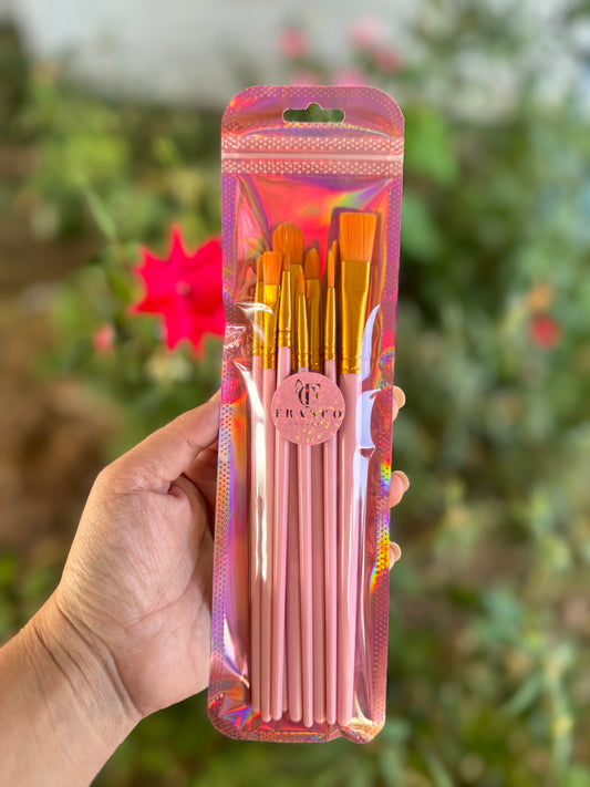 10pc Artist Paint Brush set