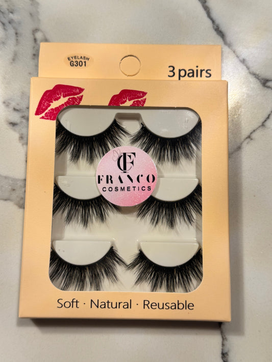 3 Pair Lash Set Lupita 301